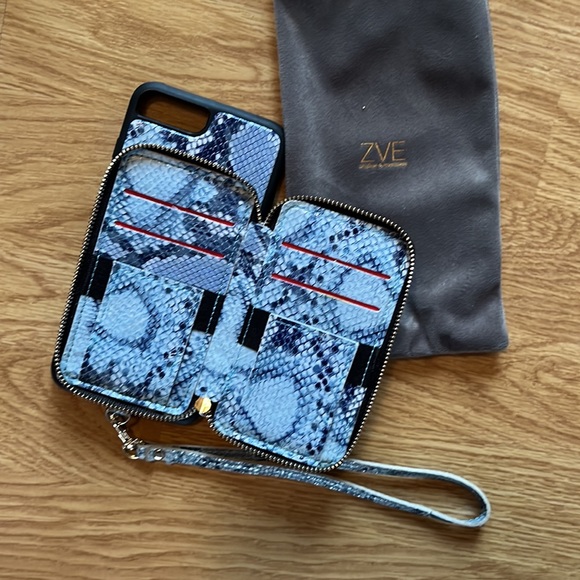 ZVE iPhone 8s plus cell phone card/money case - Picture 2 of 2